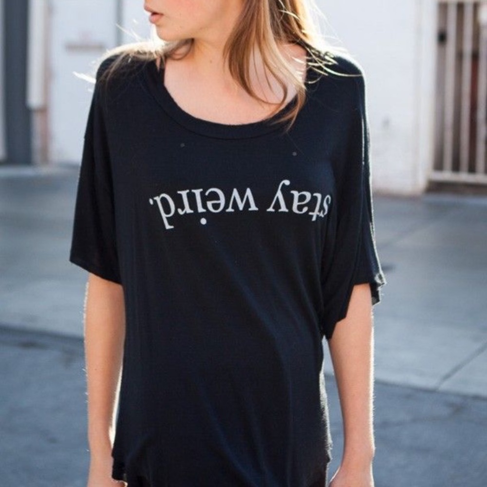 Brandy Melville Stay Weird top